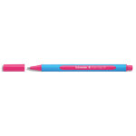 Schneider stylo bille slider edge capuchon, pointe large, corps triangulaire, encre indlbile rose