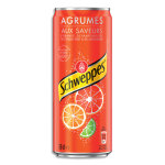 Schweppes schwepp's canette de boisson gazeuse pétillante agrum' de 33 cl Schweppes schwepp's canette de boisson gazeuse pétillante agrum' de 33 cl