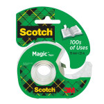 Scotch dvidoir escargot ruban adhsif + 1 ruban magic tape invisible largeur 19 mm x longueur 25 m