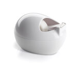 Scotch distributeur de ruban adh�sif de bureau en forme de galet c36 karim�rashid blanc avec ruban adh�sif ...
