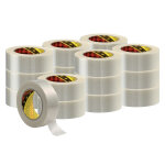 Scotch rubans adh�sifs arm�s scotch 8956 50 mm x 50 m, lot de 18