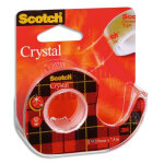 Scotch ruban crystal transparent 19mm x 7, 5m sur dévidoir Scotch ruban crystal transparent 19mm x 7, 5m sur dévidoir