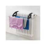 S�choir � linge balcon / radiateur click, argent / noir