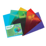 Seco pochettes coins a4 en polypropylne 12 / 100 grain - coloris assortis - paquet de 25