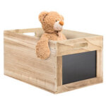 Securit caisse en bois tablecaddy, avec 2 ardoises