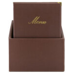 Securit insert double face pour protège - menus, a4 Securit insert double face pour protège - menus, a4