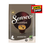 Senseo caf� classique - 2 paquets de 40 dosettes souples + 1 offert