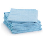 Serpilli�re microfibre 40 x 80 cm - bleu - lot de 5