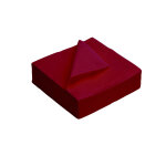 Serviettes de table jetables aspect tissu 40 x 40 cm bordeaux - lot de 50 Serviettes de table jetables aspect tissu 40 x 40 cm bordeaux - lot de 50