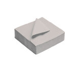 Serviettes de table jetables aspect tissu 40 x 40 cm perle - lot de 50 Serviettes de table jetables aspect tissu 40 x 40 cm perle - lot de 50