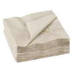 Serviettes de table recycl�es 30 x 30 cm 2 plis - lot de 100