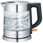 Severin bouilloire en verre wk 3468, inox / noir Severin bouilloire en verre wk 3468, inox / noir