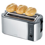Severin grille - pain 4 tranches at 2590, acier inox / noir