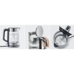 Severin mini bouilloire wk 3472, verre / acier inoxydable Severin mini bouilloire wk 3472, verre / acier inoxydable