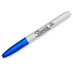 Sharpie fine marqueur permanent pointe ogive 0, 9 mm bleu