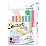 Sharpie surligneur à double pointe s - note duo - pointe ogive et biseautée - pochette de 8 coloris assortis ... Sharpie surligneur à double pointe s - note duo - pointe ogive et biseautée - pochette de 8 coloris assortis ...