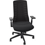 Chaise de bureau ergonomique pure mécanisme auto - régulant tissu noir dossier maille hauteur réglable ... Chaise de bureau ergonomique pure mécanisme auto - régulant tissu noir dossier maille hauteur réglable ...