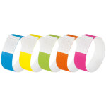 Bracelets id 'super soft', petit paquet, bleu n�on