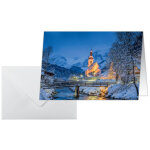 Sigel carte de no�l 'bavarian christmas', a6 paysage (a5)