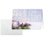Carte de no�l 'charmful christmas', a6 paysage (a5)