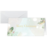 Sigel carte de no�l 'christmas forest watercolor'