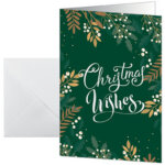 Sigel carte de nol 'christmas wishes', a6 portrait