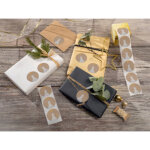 Sticker de no�l 'polar bear with shooting star'