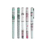 Sign carpentras plumink stylo - plume ink ''paresseux'' ''super pouvoir'' corps mtal 5 motifs assortis ...