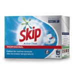 Skip pro tablettes de lessive active clean - 3 paquets de 56 tablettes