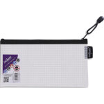 Snopake pochette dl fourre - tout renforce ''eva mesh'' avec soufflet fermeture zip mtal