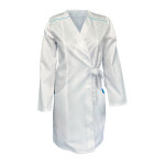 Snv blouse professionnelle snv flore gamme demain lyocell blanche, taille 5