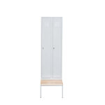 Socle banc vestiaire mtal budget l. 60 cm