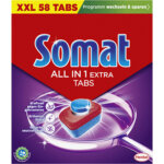 Somat pastille lave vaisselle all in 1 extra, 58 pastilles