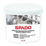 Spado poudre pro rénovation vaisselle détachant restauration - baril de 5 kg Spado poudre pro rénovation vaisselle détachant restauration - baril de 5 kg