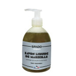 Spado savon de marseille liquide pour les mains,  l'huile d'olive, flacon pompe 300 ml