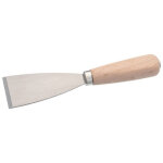 Spatule � rouille, poign�e en bois, 70 mm