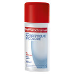 Mercurochrome spray antiseptique sans alcool - incolore et indolore - flacon de 100 ml Mercurochrome spray antiseptique sans alcool - incolore et indolore - flacon de 100 ml