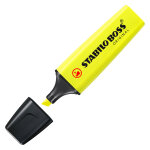 Stabilo boss original surligneur pointe biseaut�e 2 et 5 mm - jaune fluo