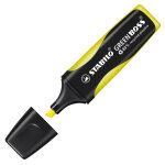 Stabilo greenboss surligneur pointe biseaute 2 et 5 mm - jaune