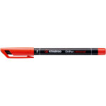 Stabilo ohpen universal stylo - feutre marqueur permanent pointe fine 0, 7 mm - rouge