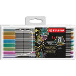 Stabilo pochette de 8 feutres métallisés pen 68 métallisés Stabilo pochette de 8 feutres métallisés pen 68 métallisés