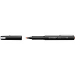 Stabilo stylo - feutre dr!ver pointe moyenne (0, 8mm) - corps en plastique biosourc - encre rouge
