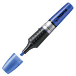 Stabilo surligneur luminator pointe biseaute 2 - 5 mm - bleu