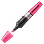 Stabilo surligneur luminator pointe biseaute 2 - 5 mm - rose
