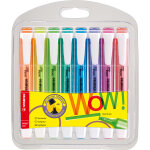 Stabilo swingcool surligneurspointe biseaute 1et4mm - coloris assortis fluos - pochette de 8