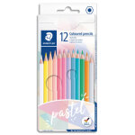 Staedtler® 146 - etui carton 12 crayons de couleur assortis - edition pastel Staedtler® 146 - etui carton 12 crayons de couleur assortis - edition pastel