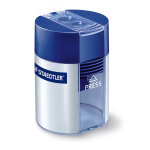 Staedtler 512 2 orifices taille - crayons 8, 2 mm et 10, 2 mm orifices bleu et argent Staedtler 512 2 orifices taille - crayons 8, 2 mm et 10, 2 mm orifices bleu et argent
