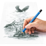 Crayon graphite mars lumograph jumbo, blister de 5