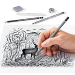 Kit de dessin / de fusains charcoal design journey