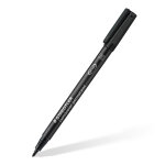 Staedtler lumocolor marqueur permanent lumocolor 317 pointe moyenne 1 mm plastique recycl  97% - noir ...